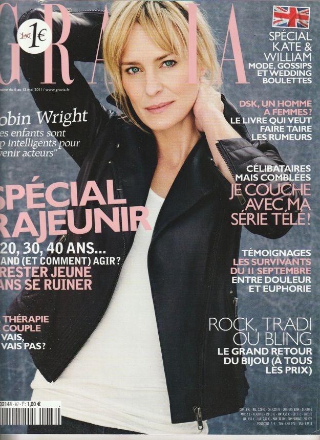 GRAZIA FRANCE magazine side cover Issue 87 6 May 2011