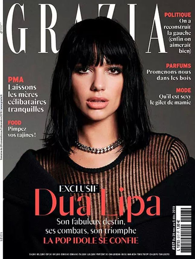 GRAZIA FRANCE magazine side cover 29 November 2019