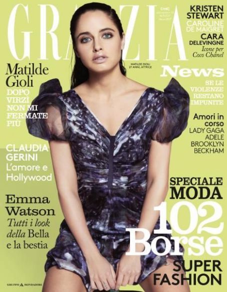 GRAZIA ITALY magazine side cover 17 March 2017