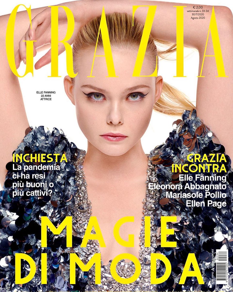 GRAZIA ITALY magazine side cover 30 July 2020