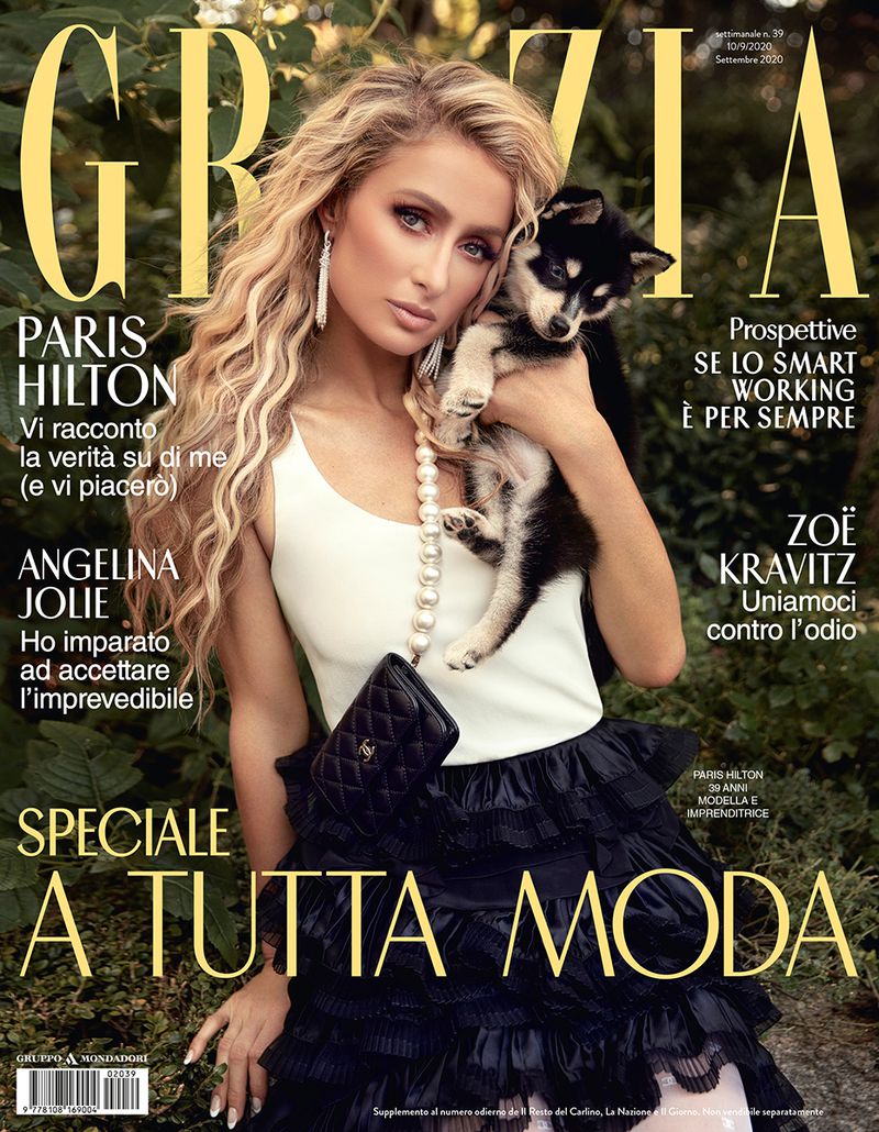 GRAZIA ITALY magazine side cover  September 2020