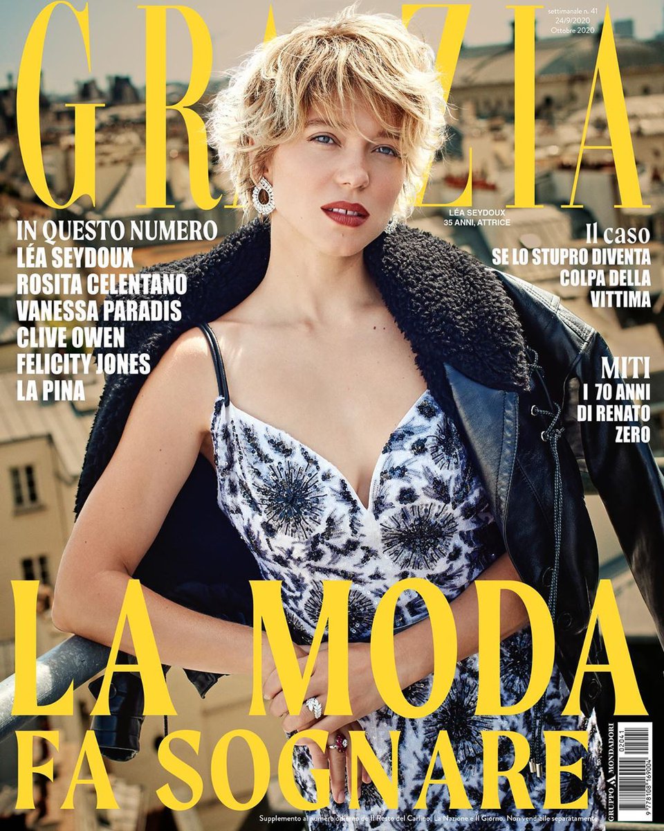GRAZIA ITALY magazine side cover  October 2020