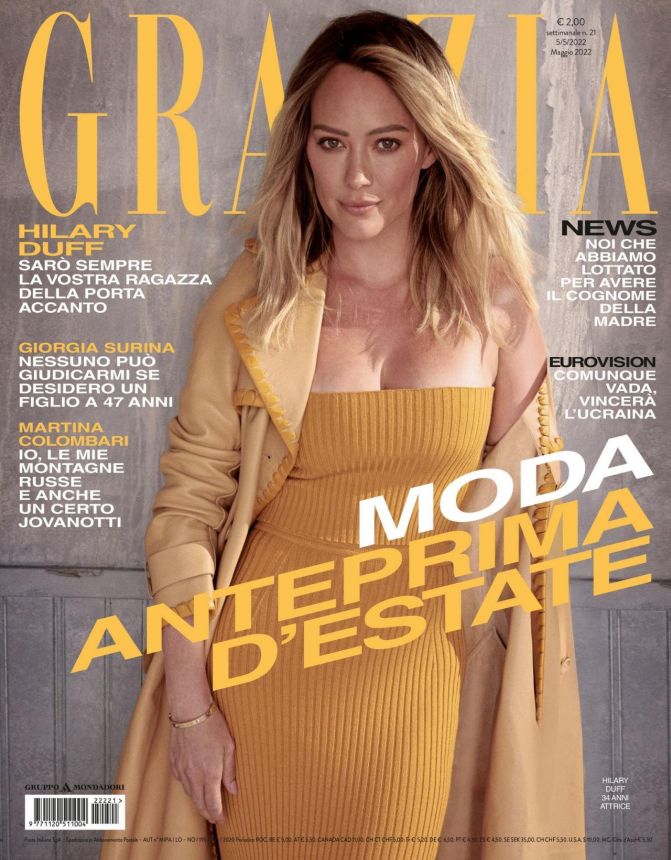 GRAZIA ITALY magazine side cover 5 May 2022