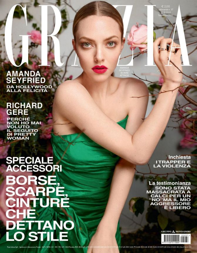 GRAZIA ITALY magazine side cover 25 August 2022