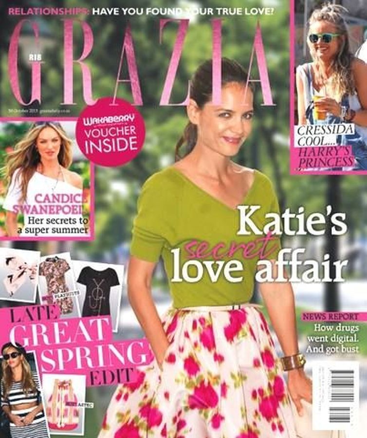 GRAZIA SOUTH AFRICA magazine side cover 30 October 2013