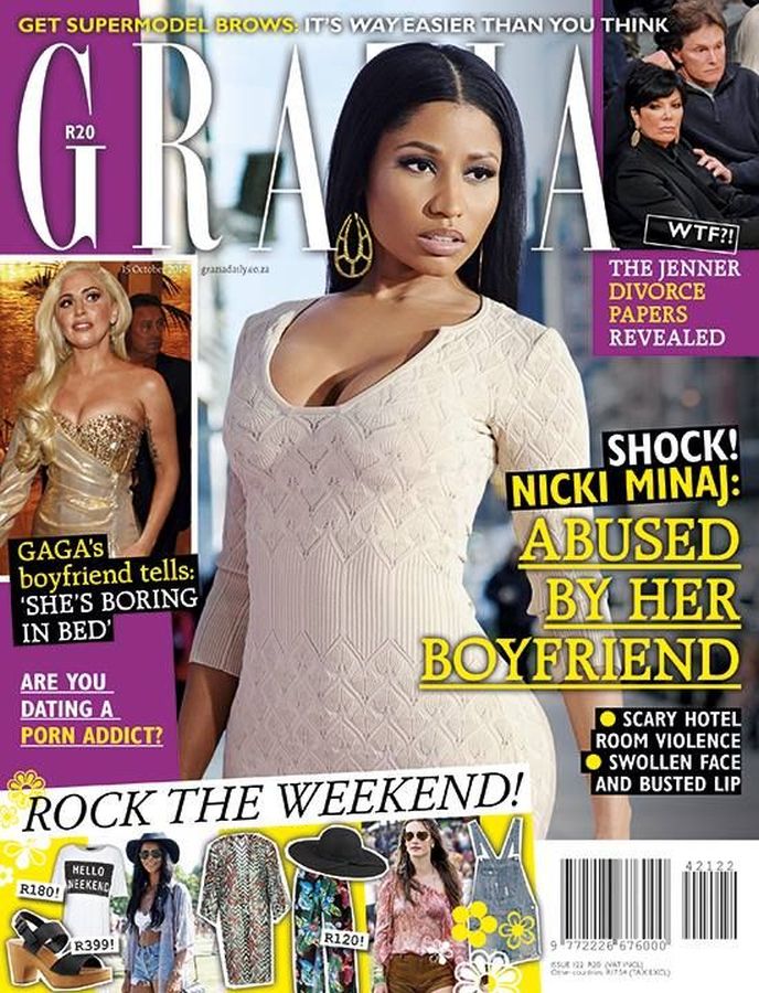 GRAZIA SOUTH AFRICA magazine side cover 15 October 2014