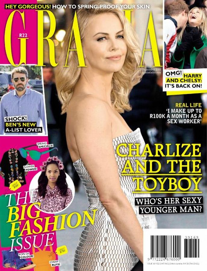 GRAZIA SOUTH AFRICA magazine side cover 23 September 2015