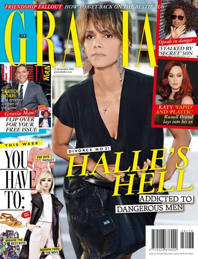 GRAZIA SOUTH AFRICA magazine side cover 11 November 2015