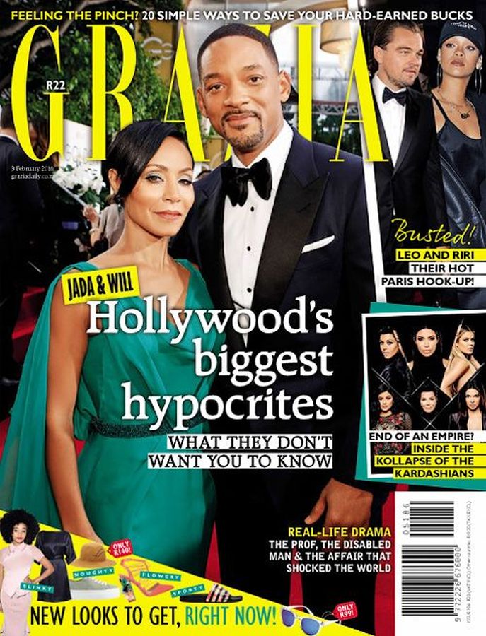 GRAZIA SOUTH AFRICA magazine side cover 3 February 2016