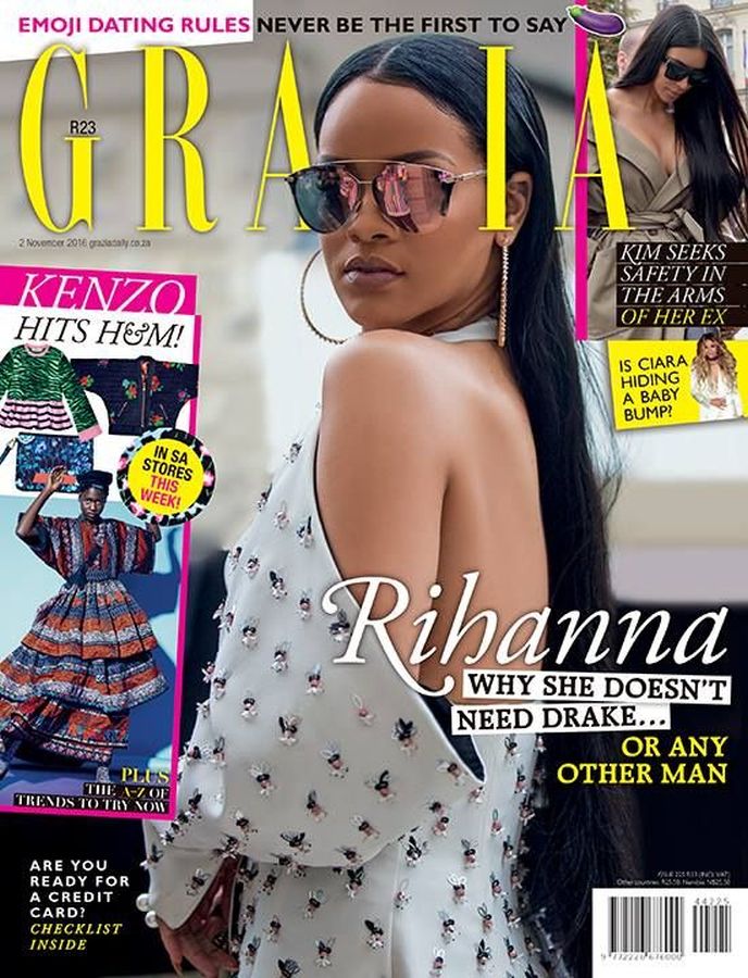 GRAZIA SOUTH AFRICA magazine side cover 2 November 2016