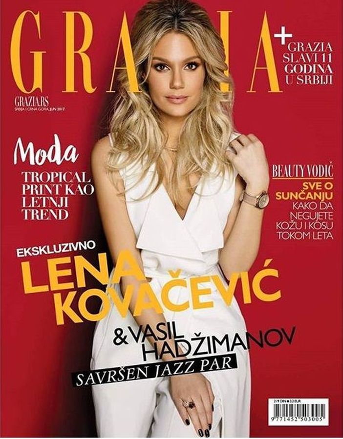 GRAZIA SERBIA magazine side cover  June 2017