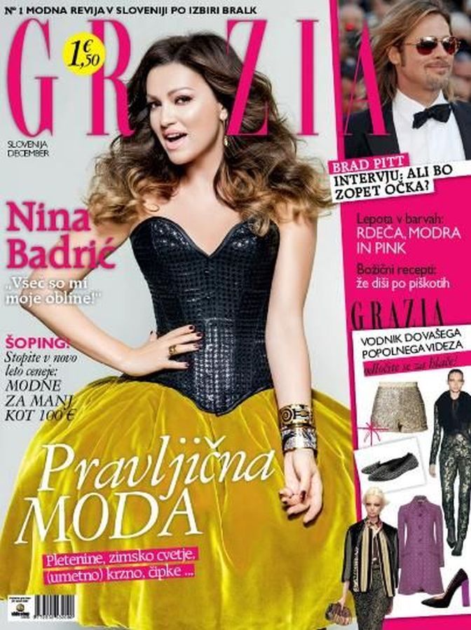 GRAZIA SLOVENIA magazine side cover  December 2012