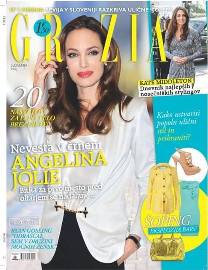 GRAZIA SLOVENIA magazine side cover  May 2013