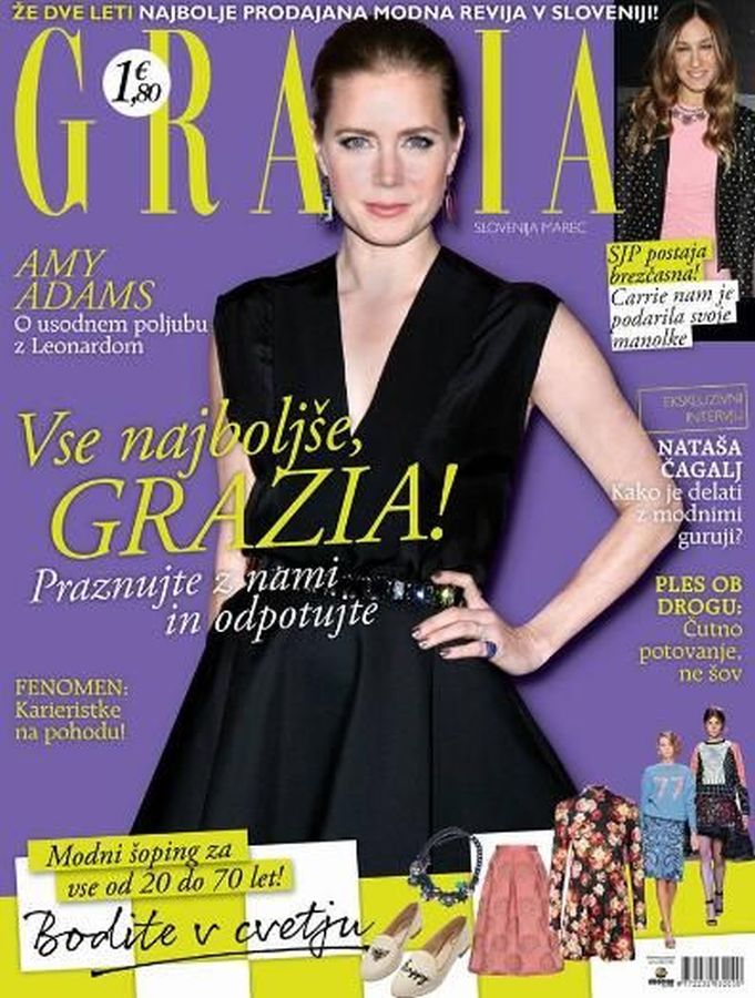 GRAZIA SLOVENIA magazine side cover  March 2014