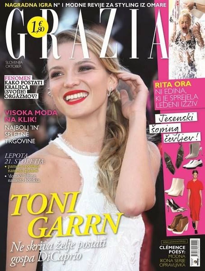 GRAZIA SLOVENIA magazine side cover  October 2014