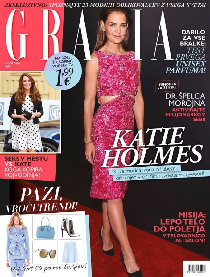 GRAZIA SLOVENIA magazine side cover  May 2015