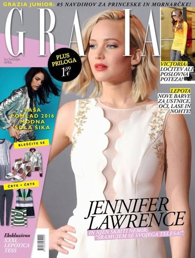 GRAZIA SLOVENIA magazine side cover  April 2016