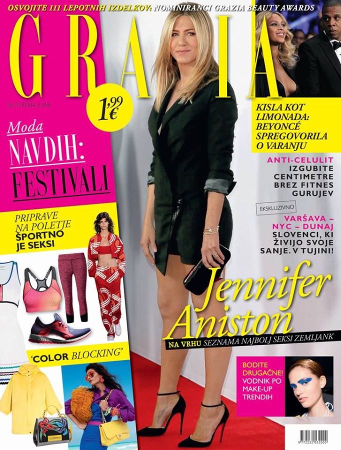 GRAZIA SLOVENIA magazine side cover  June 2016