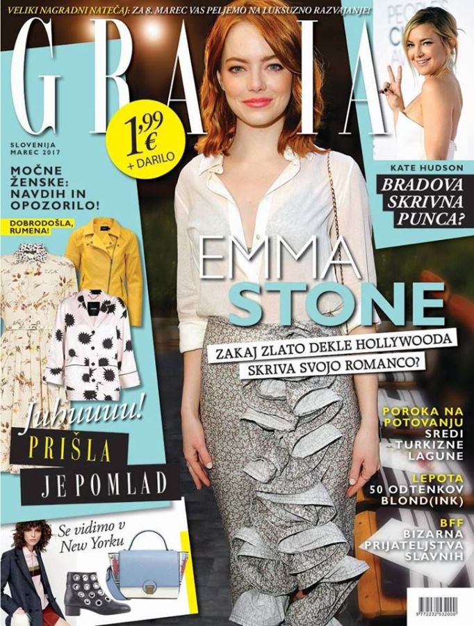 GRAZIA SLOVENIA magazine side cover  March 2017