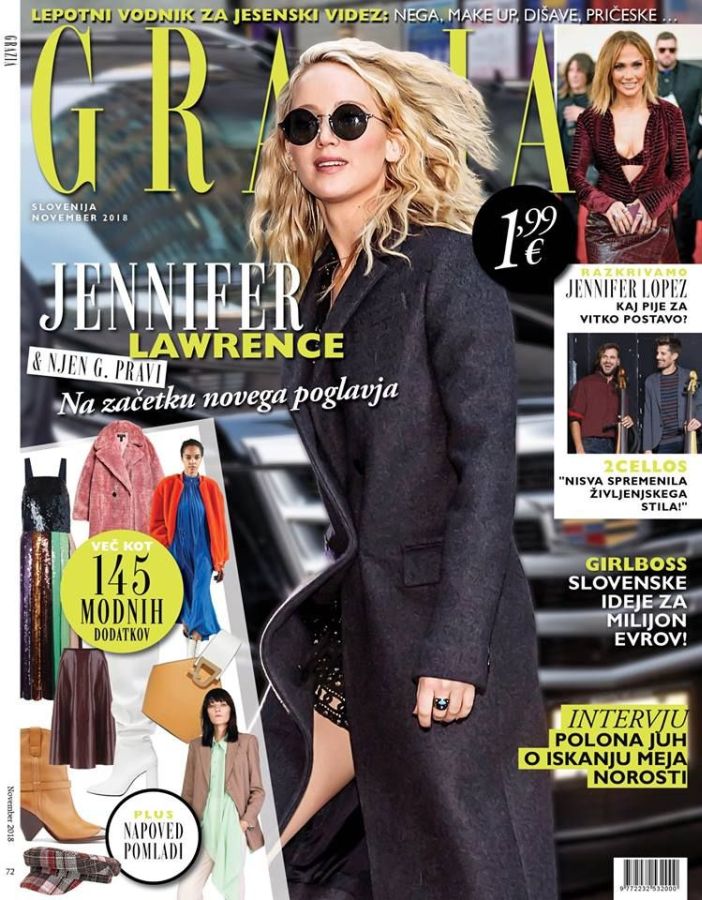 GRAZIA SLOVENIA magazine side cover  November 2018