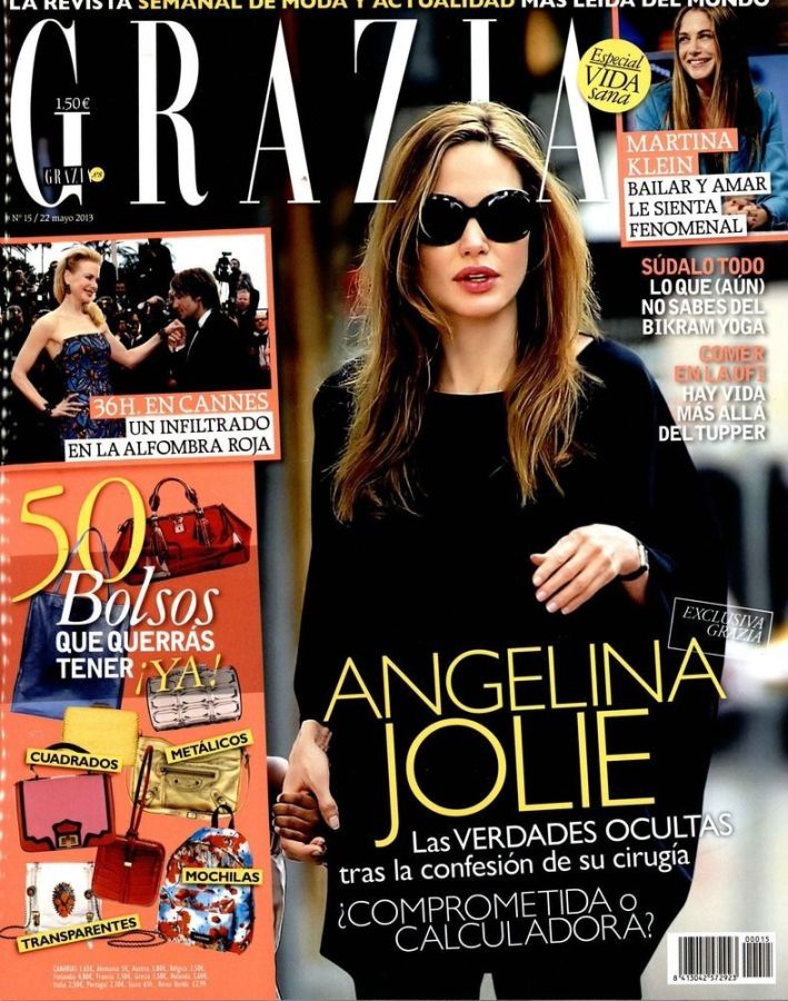 GRAZIA SPAIN magazine side cover Issue 15 22 May 2013