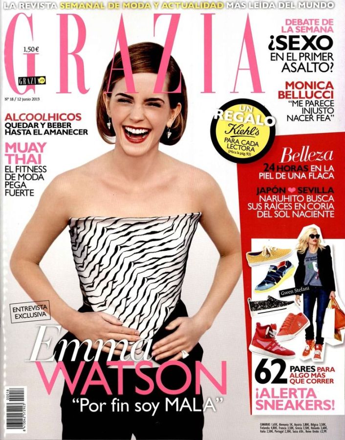 GRAZIA SPAIN magazine side cover Issue 18 12 June 2013