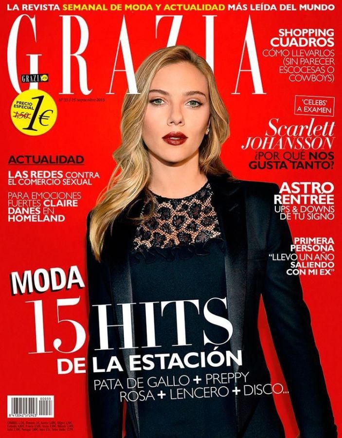 GRAZIA SPAIN magazine side cover Issue 33 25 September 2013