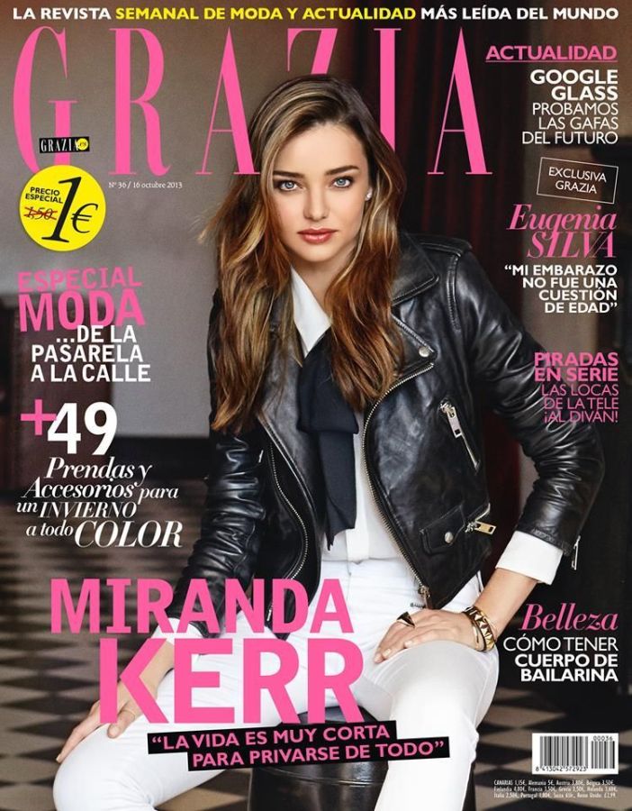 GRAZIA SPAIN magazine side cover Issue 36 16 October 2013