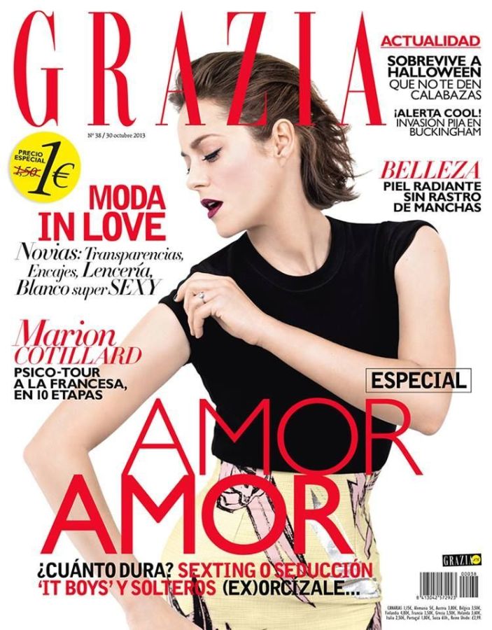 GRAZIA SPAIN magazine side cover Issue 38 30 October 2013