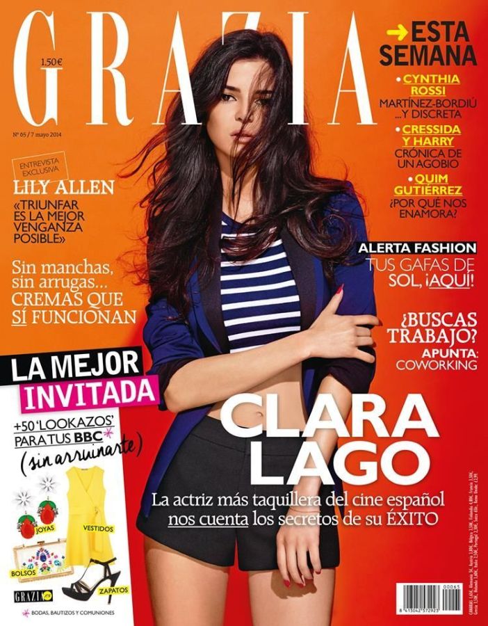 GRAZIA SPAIN magazine side cover Issue 65 7 May 2014