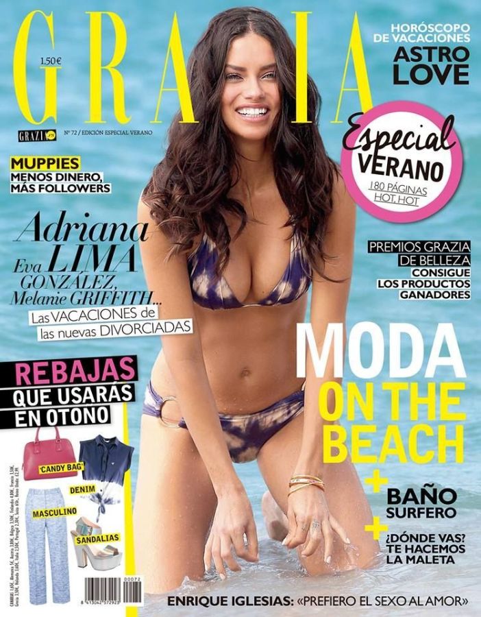 GRAZIA SPAIN magazine side cover Issue 72 25 June 2014