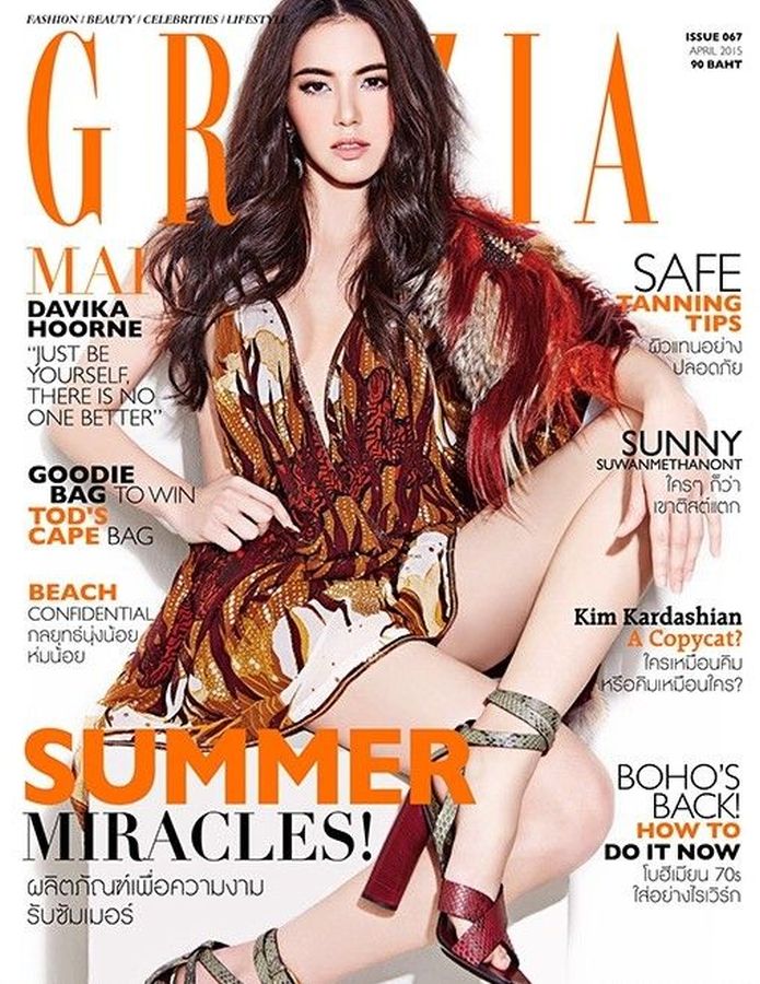 GRAZIA THAILAND magazine side cover  April 2015
