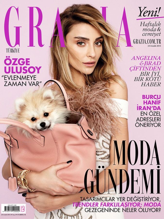 GRAZIA TURKEY magazine side cover 2 December 2015