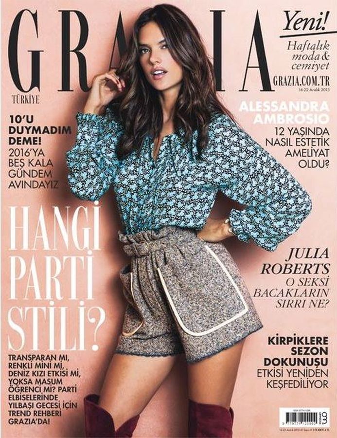 GRAZIA TURKEY magazine side cover 16 December 2015