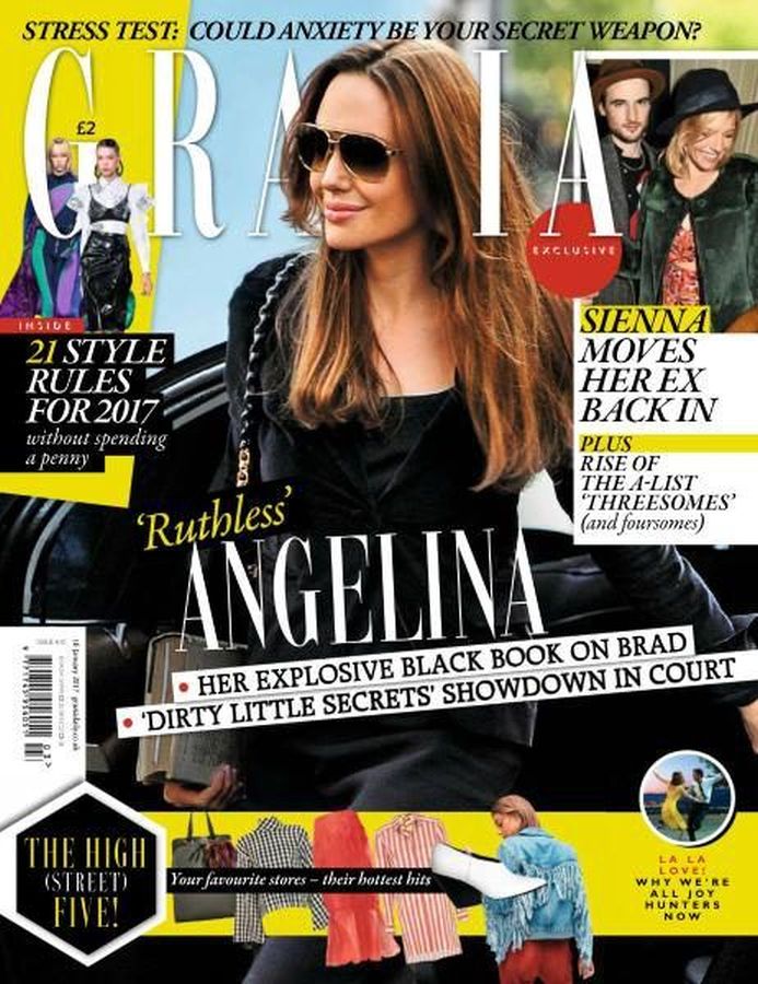 GRAZIA UK magazine side cover 16 January 2017