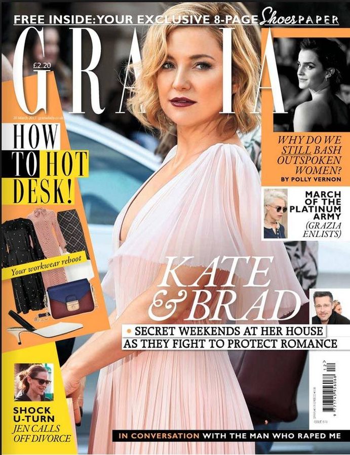 GRAZIA UK magazine side cover 20 March 2017