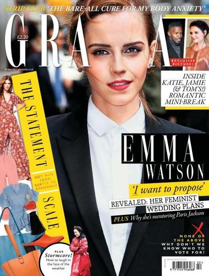 GRAZIA UK magazine side cover 29 May 2017
