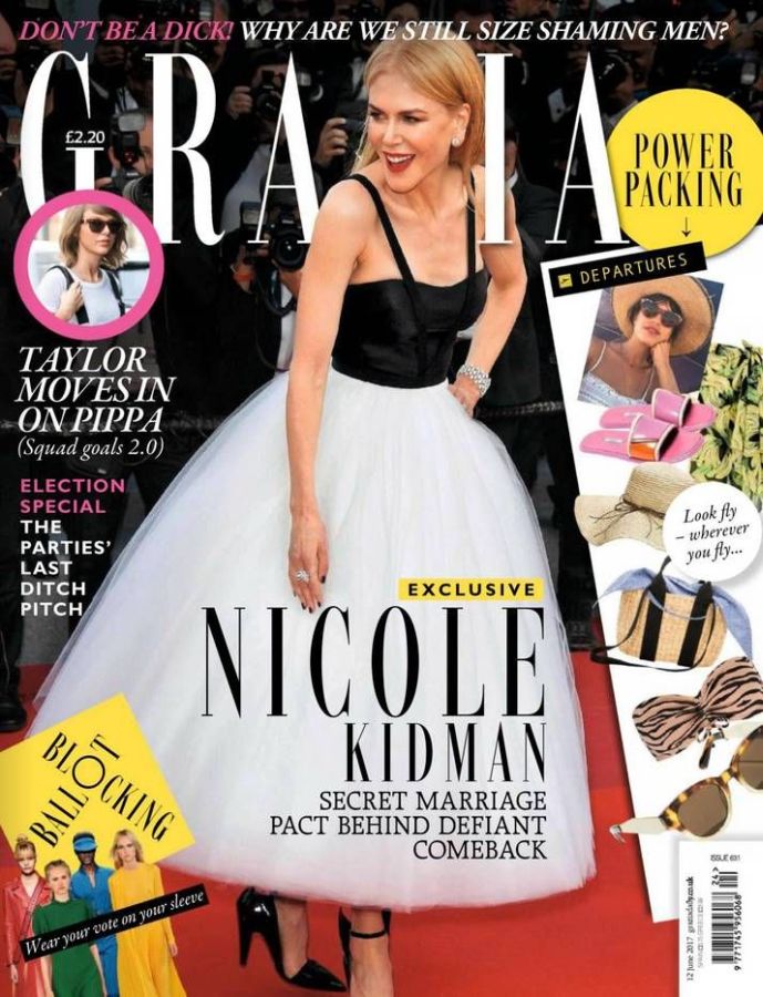 GRAZIA UK magazine side cover 12 June 2017