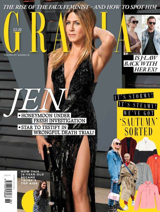 GRAZIA UK magazine side cover 4 September 2017