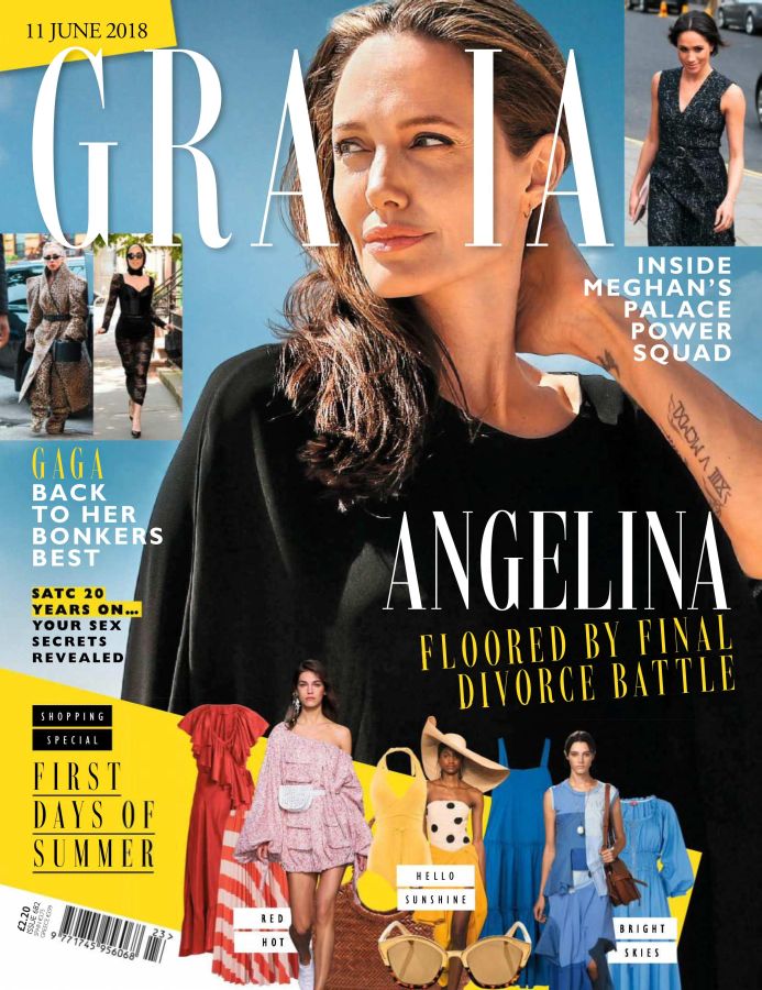 GRAZIA UK magazine side cover 11 June 2018