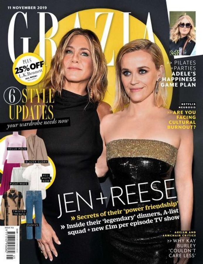 GRAZIA UK magazine side cover 11 November 2019