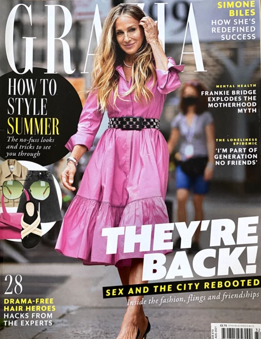 GRAZIA UK magazine cover 23 August 2021