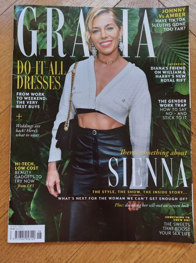 GRAZIA UK magazine side cover 16 May 2022