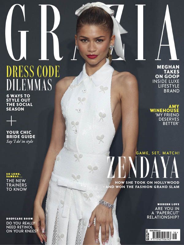 GRAZIA UK magazine side cover 29 April 2024