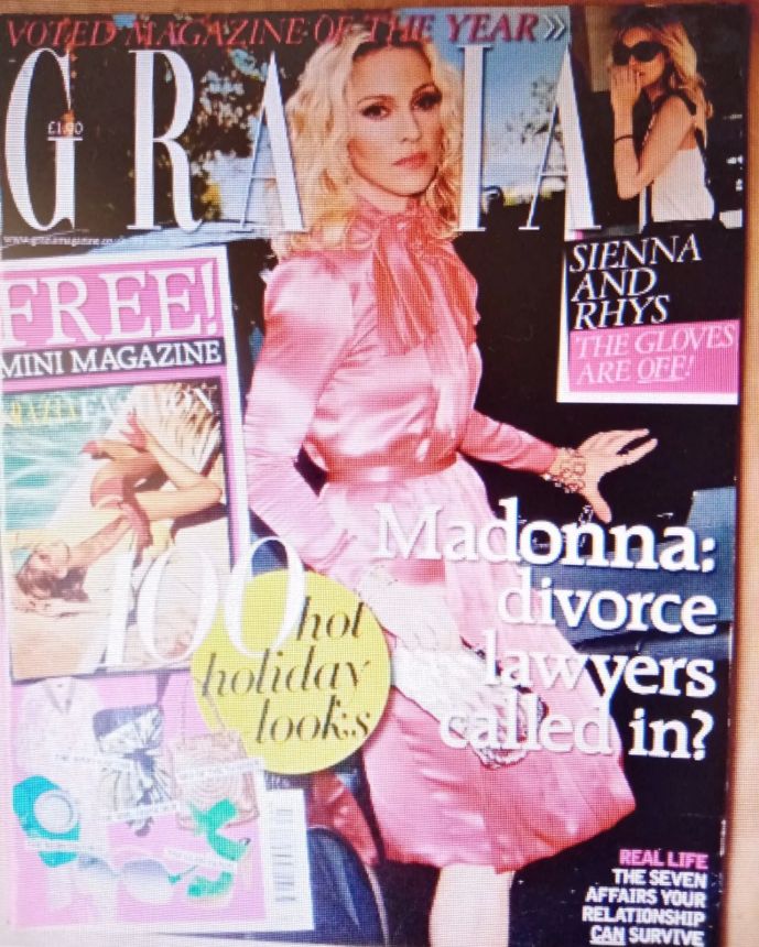 GRAZIA USA magazine side cover  June 2008