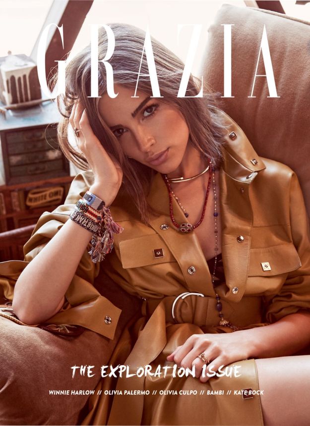 GRAZIA USA magazine side cover  October 2018