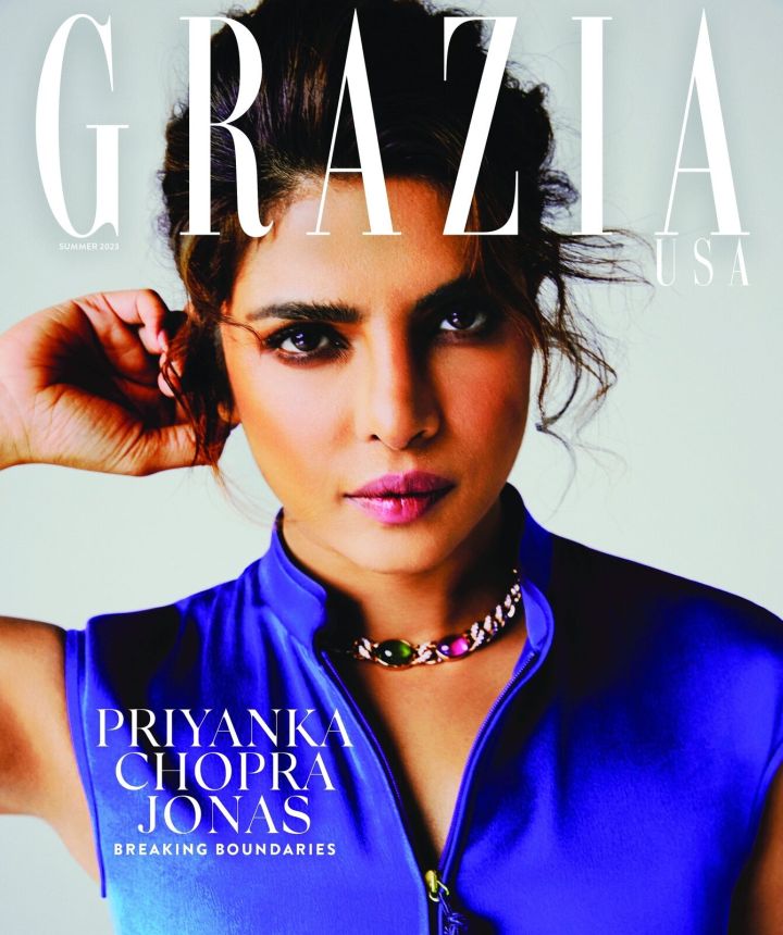 GRAZIA USA magazine side cover Summer 2023