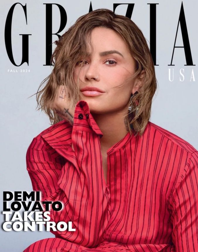 GRAZIA USA magazine side cover Fall 2024
