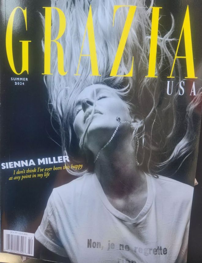 GRAZIA USA magazine side cover Summer 2024