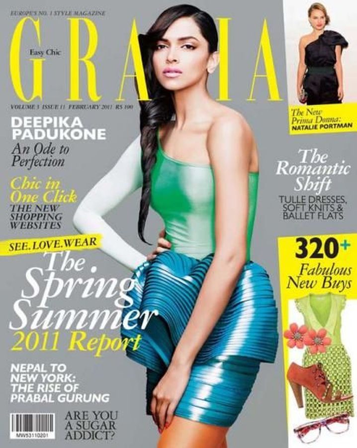 GRAZIA INDIA magazine side cover  February 2011